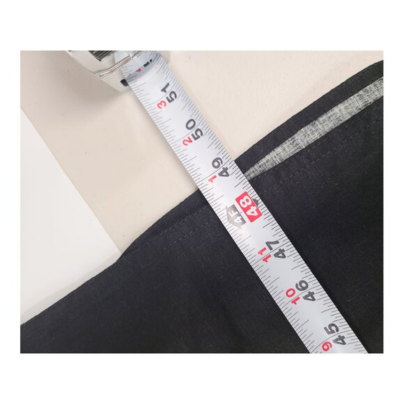 Alain Weiz Linen Viscose Black Dress with Neon Floral Print, Size 20 US - Picture 7 of 8